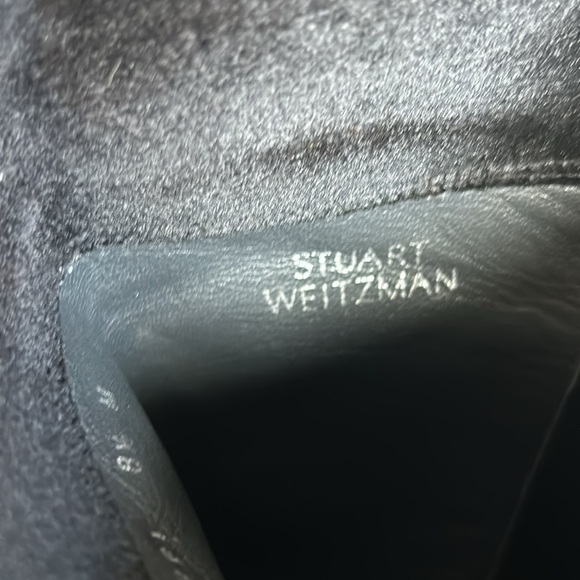 Stuart Weitzman Lowjack Velvet Block
Heel Boot Black Over the Knee Sz 8.5 - Picture 13 of 14